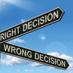 Making right or wrong decision changes your circumstances