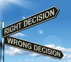 Making right or wrong decision changes your circumstances