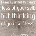 Humility quote by C.S.Lewis