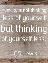 Humility quote by C.S.Lewis